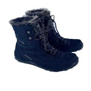 Columbia Black Quilted Winter Boots